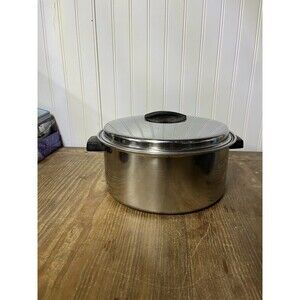 Flint Ware by Ecko Dutch Oven 6Qt. Stock Pot Stainless Steel